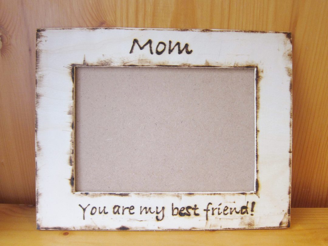 Custom Photo Frame, rustic style, personalized gift Shine Kids Crafts