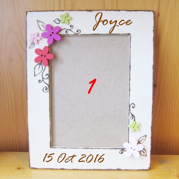 wedding photo frame flower4