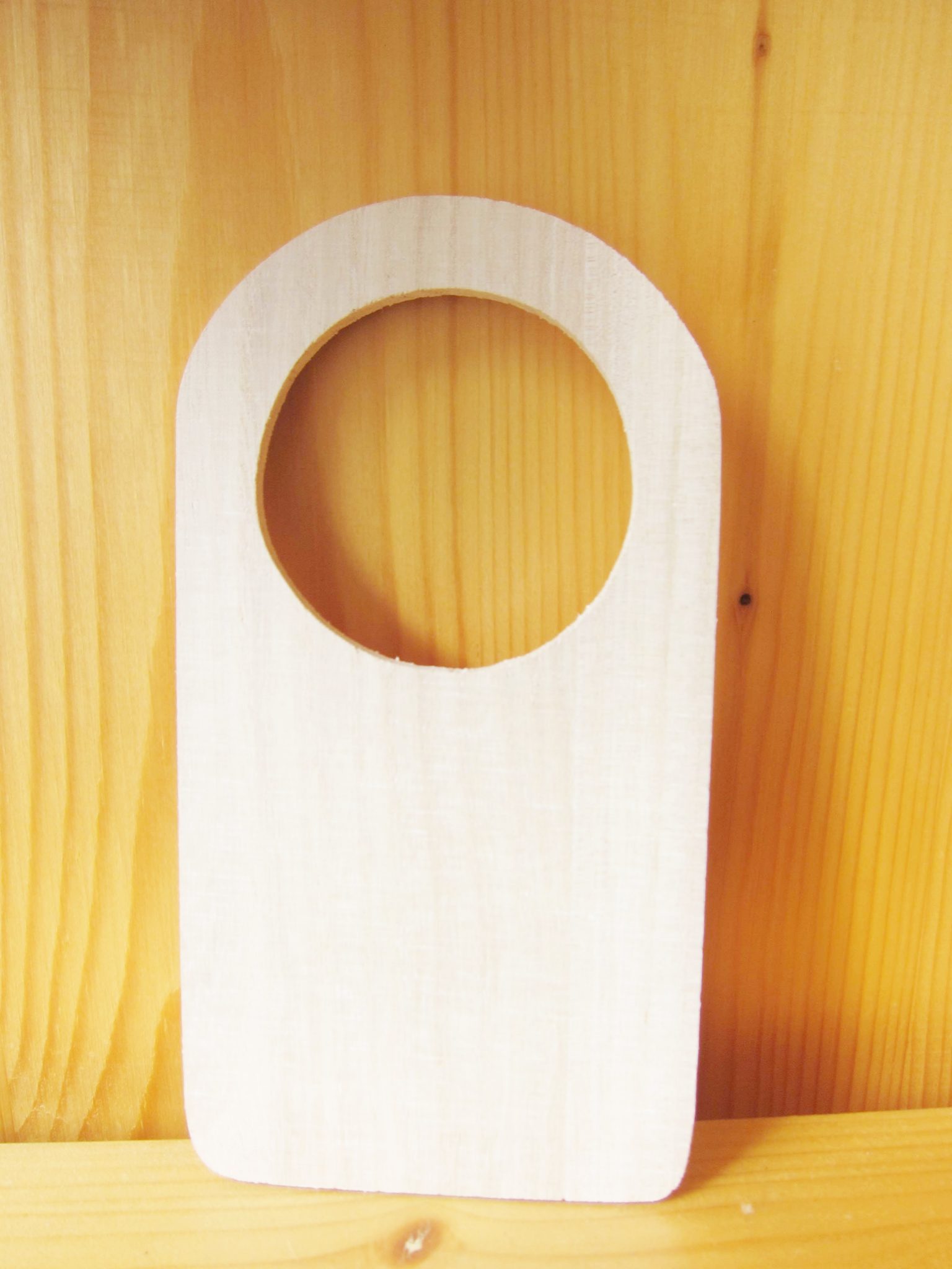wood craft door hanger