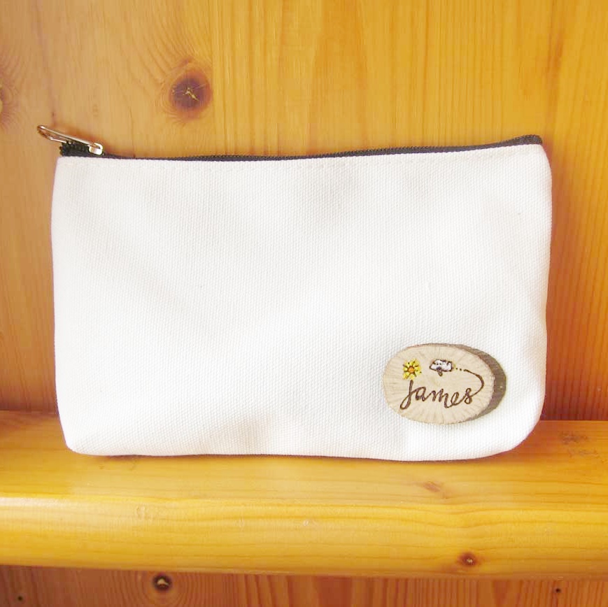 personalized pouch