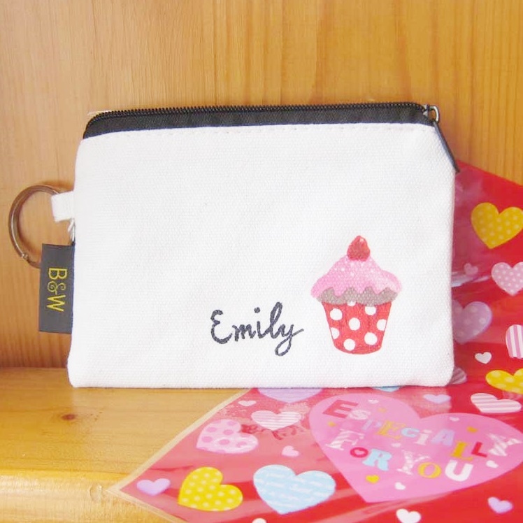 Kids Name Personalized Canvas Pencil Case