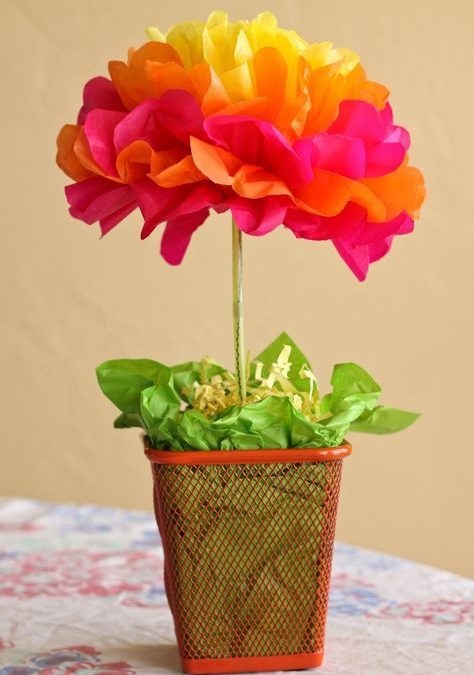 Easy Paper Flowers Crafts – 7 Materials 20 Ideas