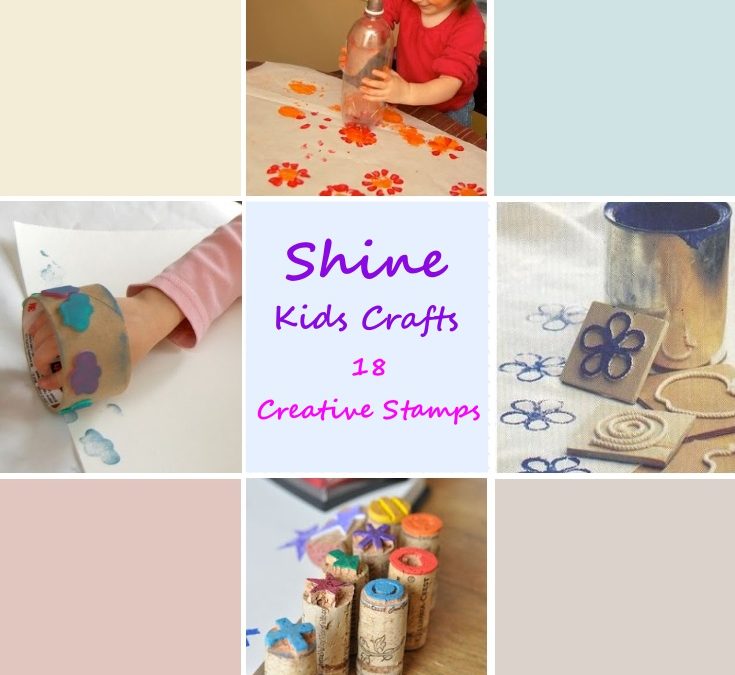 18 Creative Stamps for Kids Party / Kids Crafts