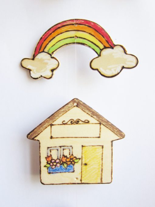 custom wood wind chime