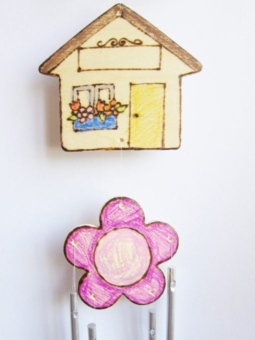 custom wood wind chime
