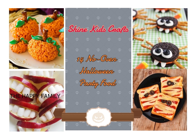 14 No-Oven, Easy and Cute Halloween Party Food Ideas