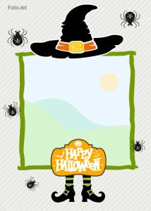 kids party gifts free printable halloween photo card