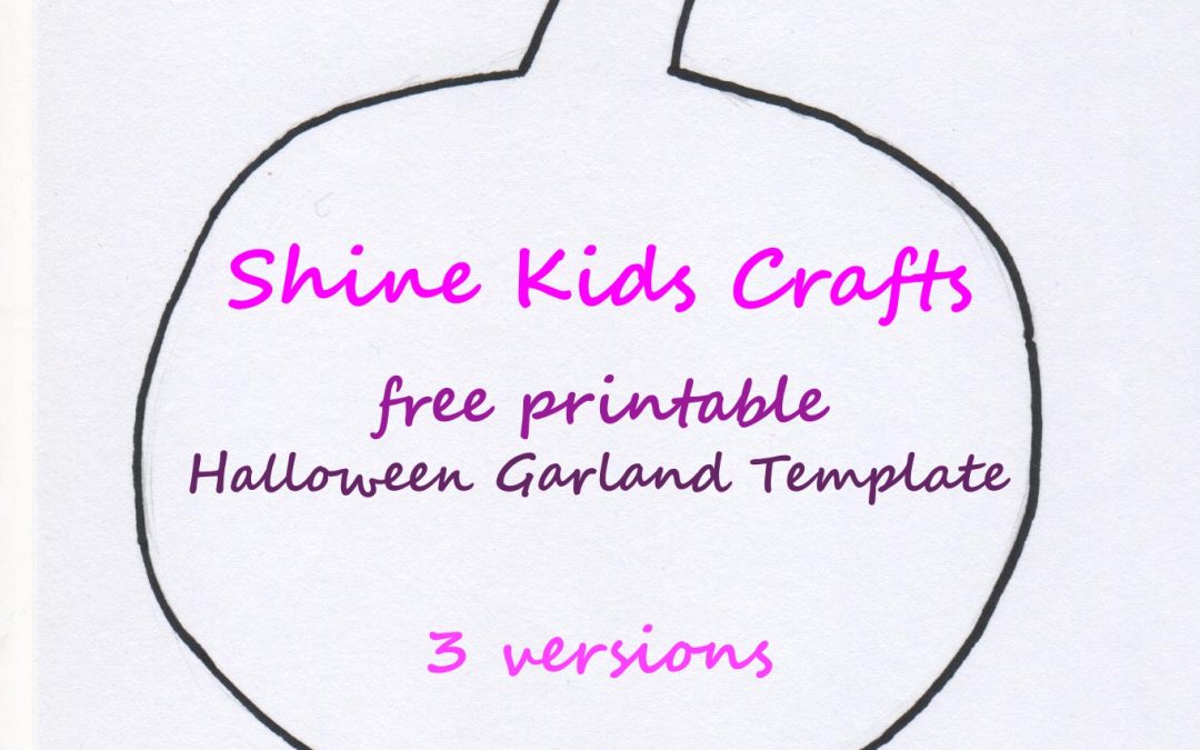 Free Printable Halloween Garland / Template (1)