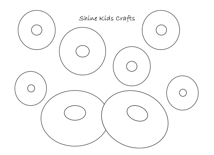 Free Printable Donut Coloring / Calendar - Party Food (Donuts)