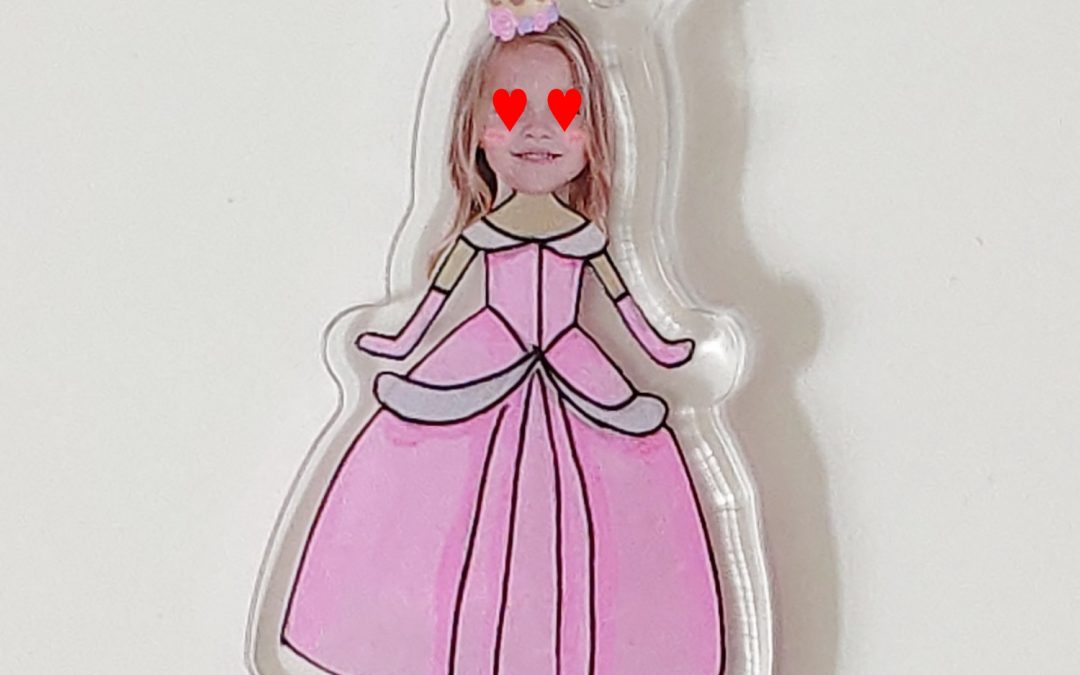 acrylic photo keychain