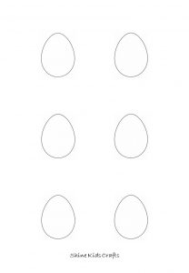 Free Printable Kids Simple Drawing - Egg Shaped Polar Animals